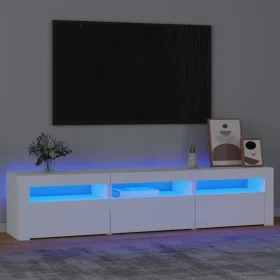 TV-Schrank mit weißen LED-Leuchten 180x35x40 cm von , TV-Möbel - Ref: Foro24-3152754, Preis: 152,79 €, Rabatt: %