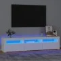TV-Schrank mit weißen LED-Leuchten 180x35x40 cm von , TV-Möbel - Ref: Foro24-3152754, Preis: 152,79 €, Rabatt: %