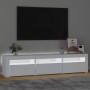 TV-Schrank mit weißen LED-Leuchten 180x35x40 cm von , TV-Möbel - Ref: Foro24-3152754, Preis: 143,17 €, Rabatt: %