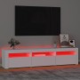 TV-Schrank mit weißen LED-Leuchten 180x35x40 cm von , TV-Möbel - Ref: Foro24-3152754, Preis: 143,17 €, Rabatt: %