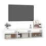 Mueble de TV con luces LED blanco 180x35x40 cm de , Muebles TV - Ref: Foro24-3152754, Precio: 152,79 €, Descuento: %