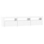 TV-Schrank mit weißen LED-Leuchten 180x35x40 cm von , TV-Möbel - Ref: Foro24-3152754, Preis: 143,17 €, Rabatt: %