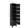 Taquilla de acero negro 38x40x180 cm de , Taquillas y armarios de almacenamiento - Ref: Foro24-339794, Precio: 234,23 €, Desc...
