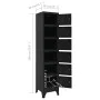 Taquilla de acero negro 38x40x180 cm de , Taquillas y armarios de almacenamiento - Ref: Foro24-339794, Precio: 194,39 €, Desc...