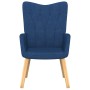 Relaxsessel mit Fußstütze aus blauem Stoff von , Sessel - Ref: Foro24-327538, Preis: 116,29 €, Rabatt: %