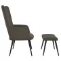 Entspannungsstuhl mit dunkelgrauem Samthocker von , Sessel - Ref: Foro24-327689, Preis: 130,04 €, Rabatt: %
