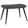 Silla de relajación con taburete terciopelo gris oscuro de , Sillones - Ref: Foro24-327689, Precio: 130,04 €, Descuento: %