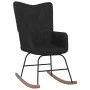 Rocking chair with black fabric footrest by , Rocking chairs - Ref: Foro24-327628, Price: 131,39 €, Discount: %