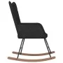 Rocking chair with black fabric footrest by , Rocking chairs - Ref: Foro24-327628, Price: 131,39 €, Discount: %