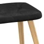 Rocking chair with black fabric footrest by , Rocking chairs - Ref: Foro24-327628, Price: 131,39 €, Discount: %