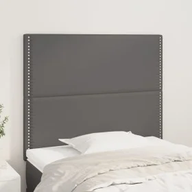 Headboards 2 units of gray synthetic leather 80x5x78/88 cm by , Headboards and footboards - Ref: Foro24-3116268, Price: 50,81...
