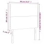 Headboards 2 units of gray synthetic leather 80x5x78/88 cm by , Headboards and footboards - Ref: Foro24-3116268, Price: 50,81...