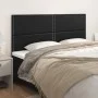 Headboards 4 units of black synthetic leather 90x5x78/88 cm by , Headboards and footboards - Ref: Foro24-3116294, Price: 87,7...