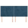 Kopfteile 4 Einheiten aus dunkelblauem Samt 90x5x78/88 cm von , Kopf- und Fußteile - Ref: Foro24-3116256, Preis: 89,56 €, Rab...