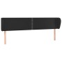 Kopfteil aus schwarzem Kunstleder, 163 x 23 x 78/88 cm von , Kopf- und Fußteile - Ref: Foro24-3117100, Preis: 67,06 €, Rabatt: %
