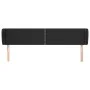 Kopfteil aus schwarzem Kunstleder, 163 x 23 x 78/88 cm von , Kopf- und Fußteile - Ref: Foro24-3117100, Preis: 67,61 €, Rabatt: %