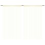 Fransenvorhänge 2 Stück 100x250 cm creme von vidaXL, Vorhänge und Gardinen - Ref: Foro24-132402, Preis: 21,13 €, Rabatt: %