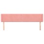 Cabecero de terciopelo rosa 183x16x78/88 cm de , Cabeceros y pies de cama - Ref: Foro24-3118693, Precio: 58,38 €, Descuento: %