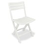 Klappbarer Garten-Bistrotisch und Stühle, 3 Stück, weißer Kunststoff von vidaXL, Gartensets - Ref: Foro24-43581, Preis: 131,0...