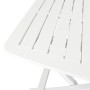 Folding garden bistro table and chairs 3 pieces white plastic by vidaXL, Garden sets - Ref: Foro24-43581, Price: 130,96 €, Di...