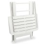 Folding garden bistro table and chairs 3 pieces white plastic by vidaXL, Garden sets - Ref: Foro24-43581, Price: 130,96 €, Di...