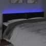 Kopfteil aus schwarzem Samt mit LED 200x5x78/88 cm von , Kopf- und Fußteile - Ref: Foro24-3121540, Preis: 56,86 €, Rabatt: %