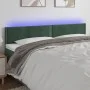 LED-Kopfteil aus dunkelgrünem Samt, 180 x 5 x 78/88 cm von , Kopf- und Fußteile - Ref: Foro24-3121535, Preis: 64,55 €, Rabatt: %