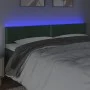 LED-Kopfteil aus dunkelgrünem Samt, 180 x 5 x 78/88 cm von , Kopf- und Fußteile - Ref: Foro24-3121535, Preis: 64,55 €, Rabatt: %