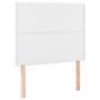 Headboard with LED lights white synthetic leather 90x5x118/128 cm by , Headboards and footboards - Ref: Foro24-3122363, Price...