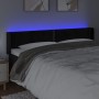 Kopfteil aus schwarzem Samt mit LED 203x16x78/88 cm von , Kopf- und Fußteile - Ref: Foro24-3123164, Preis: 68,43 €, Rabatt: %