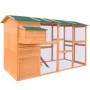 Wooden chicken coop 295x163x170 cm by vidaXL, Cages and habitats for small animals - Ref: Foro24-170411, Price: 734,53 €, Dis...
