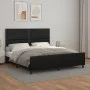 Estructura de cama con cabecero cuero sintético negro 160x200cm de , Camas y somieres - Ref: Foro24-3125518, Precio: 218,11 €...