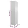 Locker cabinet 38x45x180 cm by vidaXL, Lockers and storage cabinets - Ref: Foro24-244472, Price: 146,08 €, Discount: %