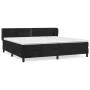 Box spring bed with black velvet mattress 200x200 cm by , Beds and slatted bases - Ref: Foro24-3127453, Price: 565,95 €, Disc...