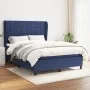 Cama box spring con colchón tela azul 140x190 cm de , Camas y somieres - Ref: Foro24-3127963, Precio: 517,46 €, Descuento: %