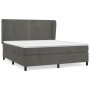Boxspringbett mit dunkelgrauer Samtmatratze 180x200 cm von , Betten und Lattenroste - Ref: Foro24-3129166, Preis: 572,50 €, R...