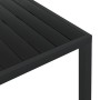 Black aluminum and WPC garden table 185x90x74 cm by vidaXL, Garden tables - Ref: Foro24-42792, Price: 276,76 €, Discount: %