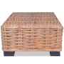 Couchtisch aus natürlichem Rattan 45x45x30 cm– von vidaXL, Couchtisch - Ref: Foro24-244627, Preis: 89,02 €, Rabatt: %