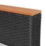 5-teiliges Gartenmöbel-Set und schwarze synthetische Rattankissen von vidaXL, Gartensets - Ref: Foro24-42997, Preis: 759,88 €...