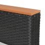 5-teiliges Gartenmöbel-Set und schwarze synthetische Rattankissen von vidaXL, Gartensets - Ref: Foro24-42997, Preis: 768,80 €...