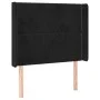Box spring bed with mattress and LED black velvet 100x200 cm by , Beds and slatted bases - Ref: Foro24-3139489, Price: 337,54...
