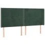 Box spring bed with mattress and LED dark green velvet 200x200cm by , Beds and slatted bases - Ref: Foro24-3139526, Price: 70...
