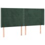 Boxspringbett mit Matratze und LED dunkelgrünem Samt 200x200cm von , Betten und Lattenroste - Ref: Foro24-3139526, Preis: 704...