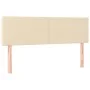 Box spring bed with cream fabric mattress 140x190 cm by , Beds and slatted bases - Ref: Foro24-3139894, Price: 403,63 €, Disc...