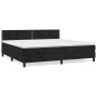 Box spring bed with black velvet mattress 200x200 cm by , Beds and slatted bases - Ref: Foro24-3141265, Price: 550,19 €, Disc...