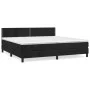 Box spring bed with black velvet mattress 200x200 cm by , Beds and slatted bases - Ref: Foro24-3141265, Price: 551,65 €, Disc...