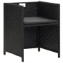 Gartenstühle mit Kissen, 2 Stück, schwarzes synthetisches Rattan von vidaXL, Gartenstühle - Ref: Foro24-42559, Preis: 148,91 ...