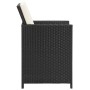 Gartenstühle mit Kissen, 2 Stück, schwarzes synthetisches Rattan von vidaXL, Gartenstühle - Ref: Foro24-42559, Preis: 128,21 ...