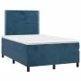 Boxspringbett mit dunkelblauer Samtmatratze 120x200 cm von , Betten und Lattenroste - Ref: Foro24-3142957, Preis: 416,49 €, R...