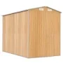 Hellbrauner Gartenschuppen aus verzinktem Stahl, 192 x 274 x 223 cm von , Schuppen - Ref: Foro24-3147472, Preis: 380,13 €, Ra...